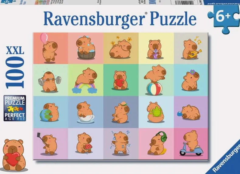 Capybara Puzzel (100XXL stukjes)