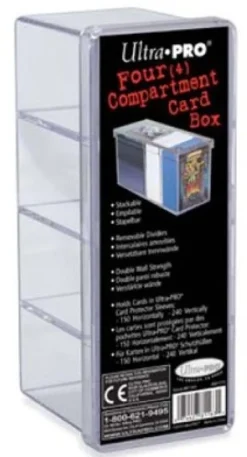 Cardbox Perspex Clear 240 Cards