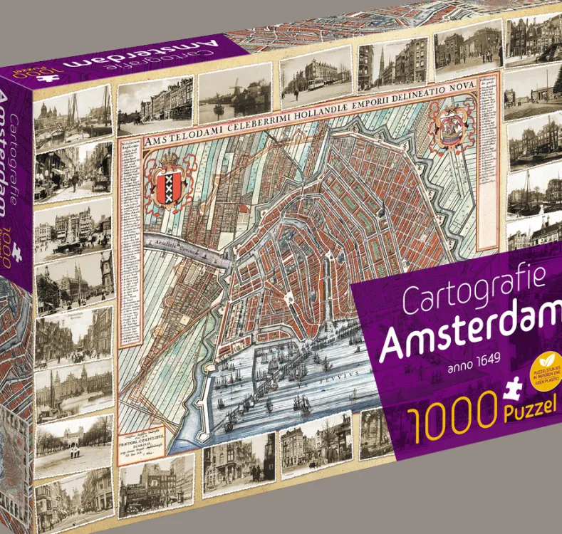 Cartografie Amsterdam (1000 stukjes)