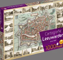 Cartografie Leeuwarden Puzzel (1000 stukjes)