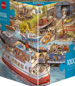Cartoon - Boatyard Puzzel (1000 stukjes)