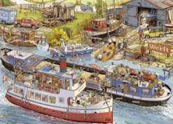 Cartoon - Boatyard Puzzel (1000 stukjes)