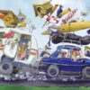 Cartoon Classic - Off on Holiday Puzzel (500 stukjes)