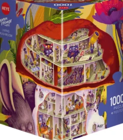 Cartoon - Living Mushroom Puzzel (1000 stukjes)