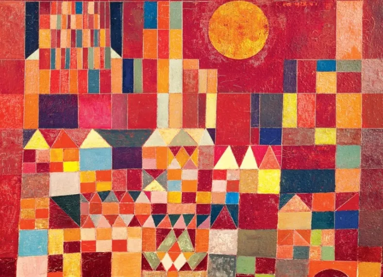 Castle and Sun - Paul Klee Puzzel (1000 stukjes)