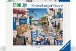 Cat's of Mykonos Puzzel (1500 stukjes)