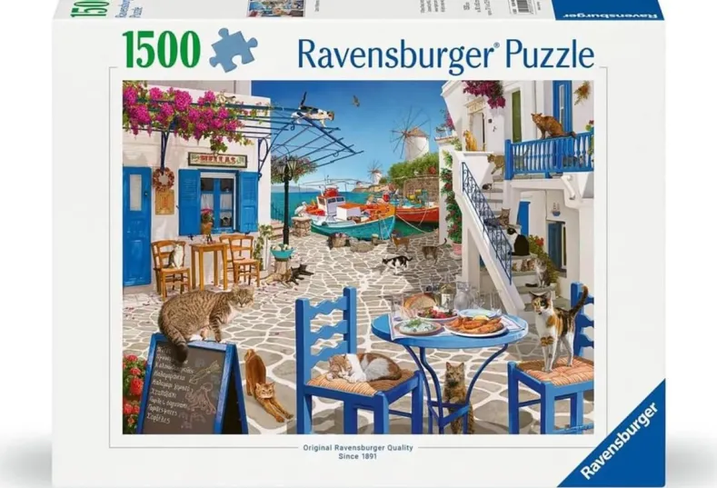 Cat's of Mykonos Puzzel (1500 stukjes)