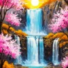 Cherry Waterfall Puzzel (1000 stukjes)