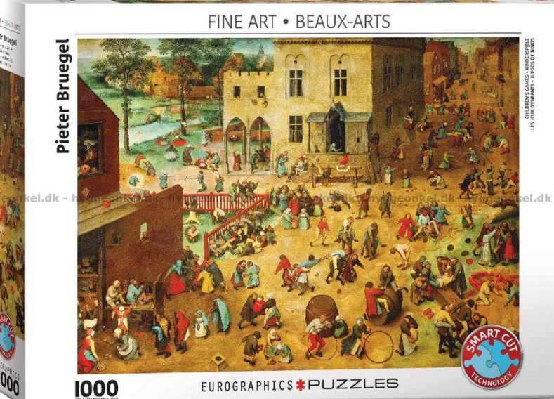 Children`s Games Pieter Bruegel Puzzel (1000 stukjes)