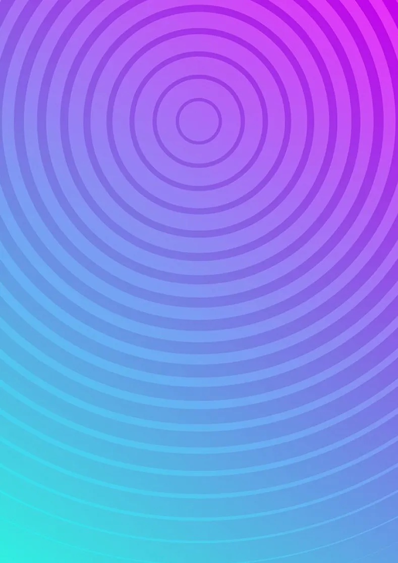 Circle Gradient Number Three Puzzel (1000 stukjes)