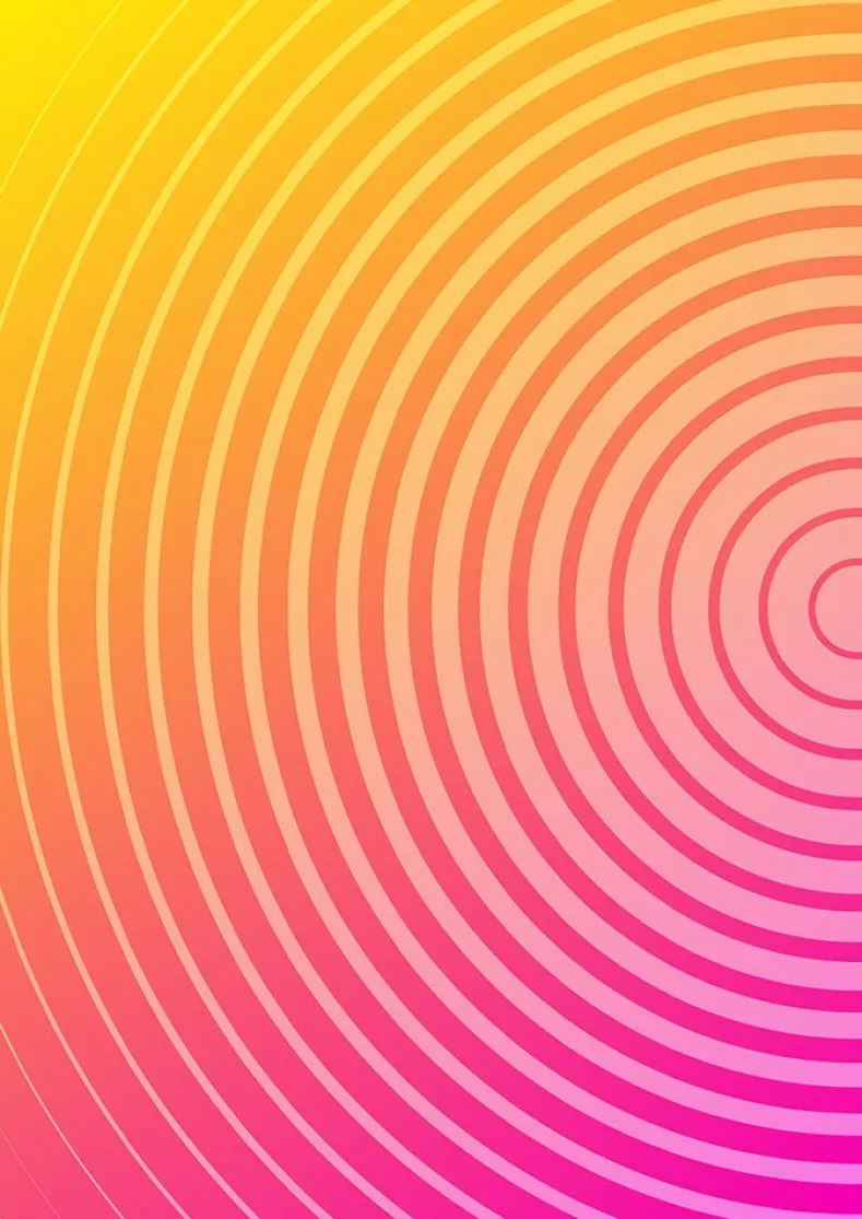 Circle Gradient Number Two Puzzel (1000 stukjes)
