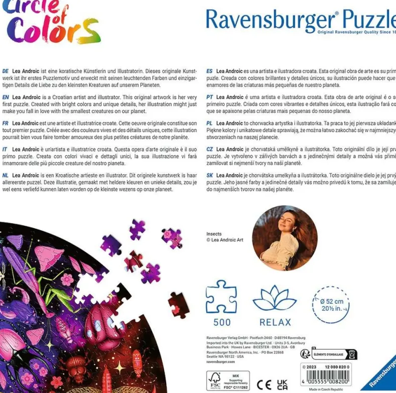 Circle of Colors Insects Puzzel (500 stukjes)