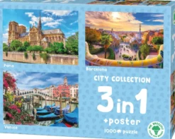 City 3 in 1 Puzzel (3x1000 stukjes)