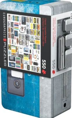 Classic Cassette - Player Tin Puzzel (550 stukjes)