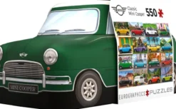 Classic Mini Cooper Puzzel in Blik (550 stukjes)
