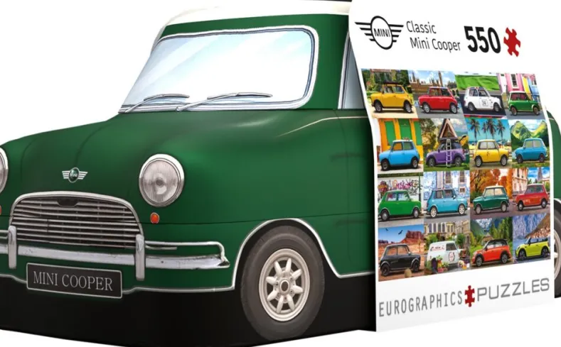 Classic Mini Cooper Puzzel in Blik (550 stukjes)