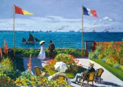 Claude Monet - Garden at Sainte-Adresse Puzzel (1000 stukjes)