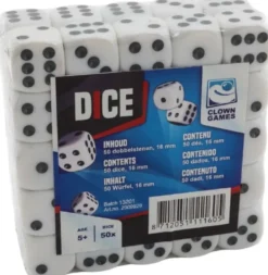 Clown Games - Dobbelstenen Set (50 stuks)