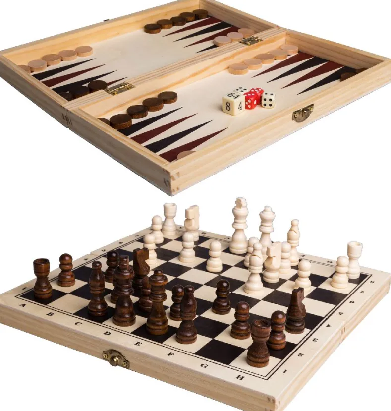 Clown Games - 3 in 1 Spellendoos Hout