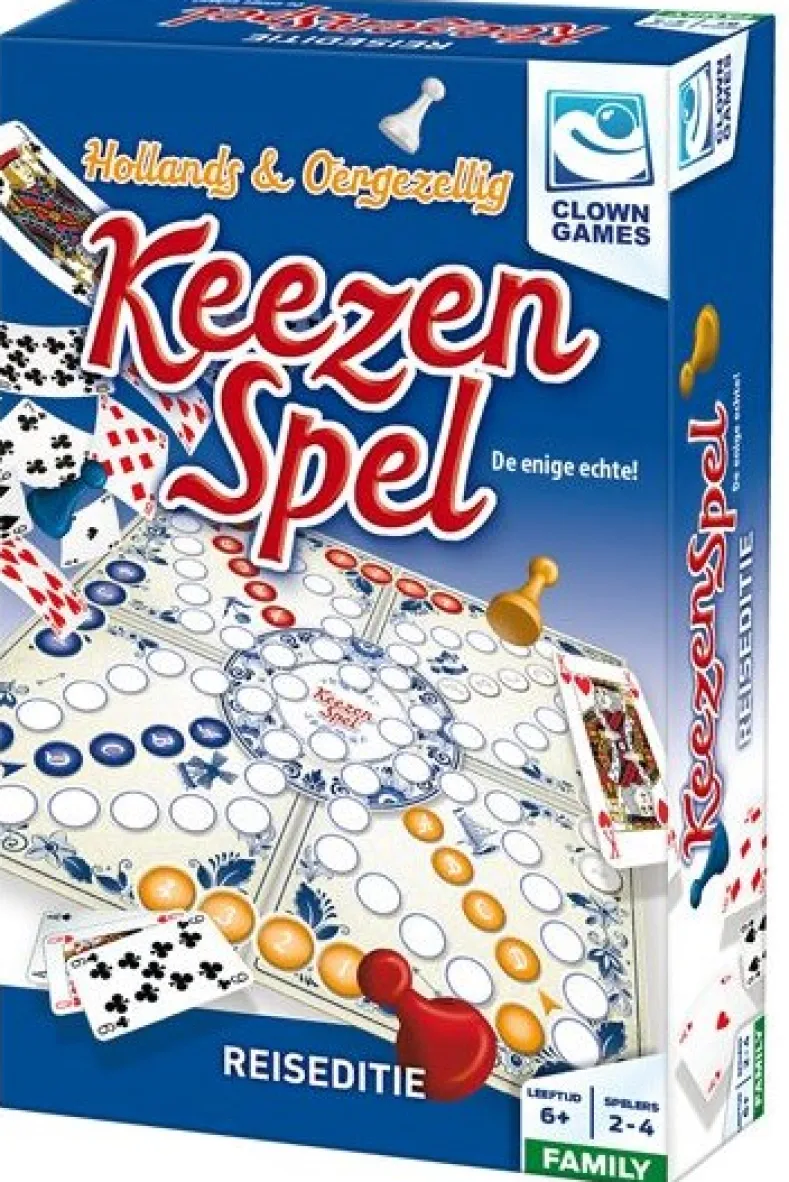 Clown Keezenspel Reiseditie (doos beschadigd)