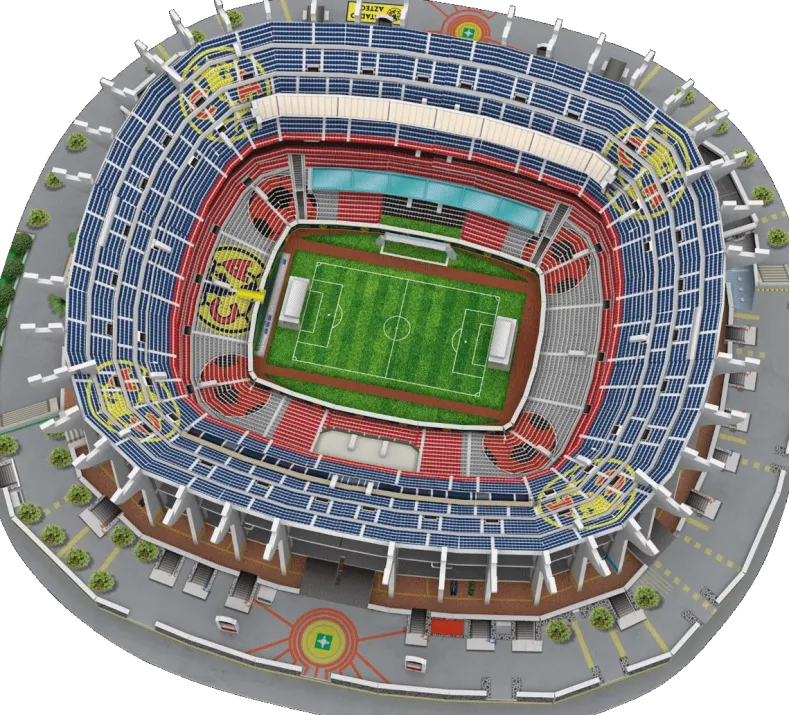 Club America Estadio Azteca 3D Puzzel (156 stukjes)