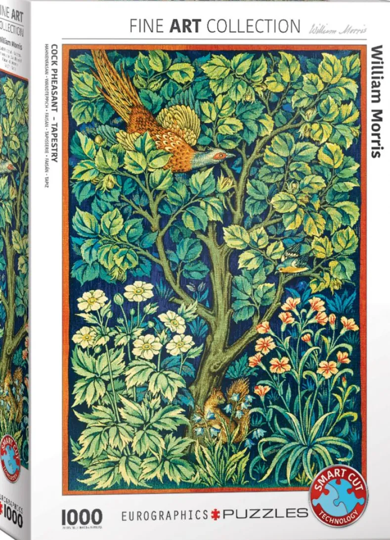 Cock Pheasant by William Morris Puzzel (1000 stukjes)