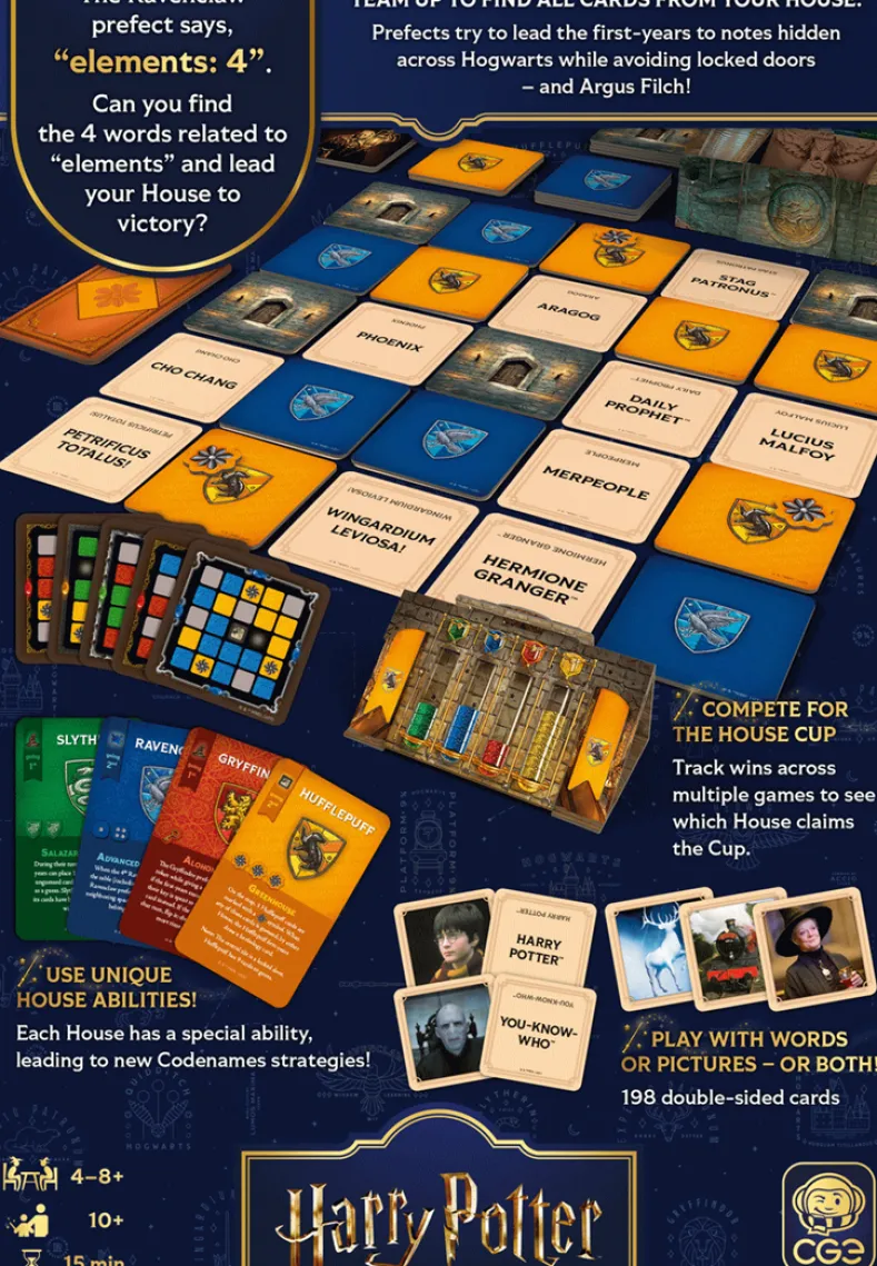 Codenames - Back to Hogwarts (Engelse versie)