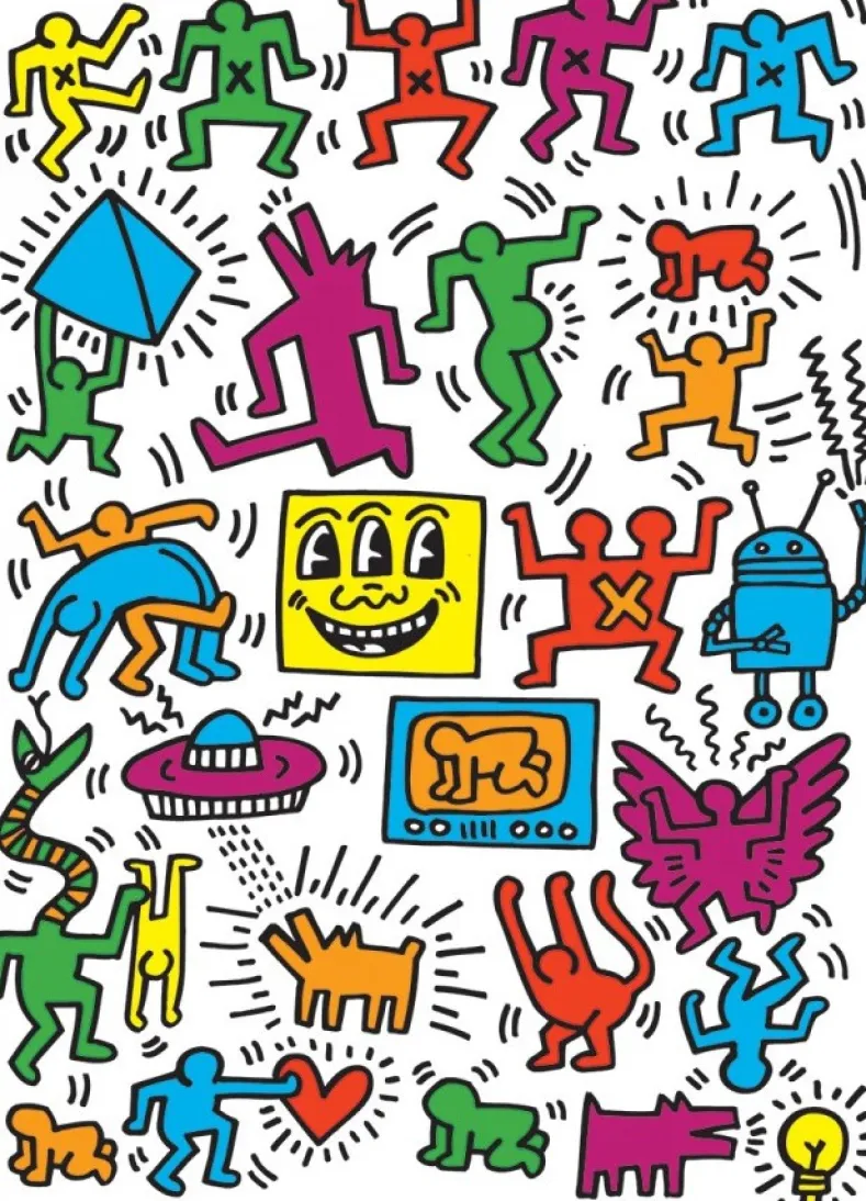Collage - Keith Haring Puzzel (1000 stukjes)