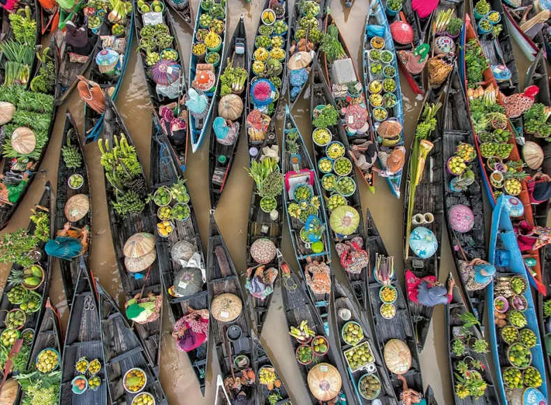Colorful Markets No 1 Puzzel (500 stukjes)