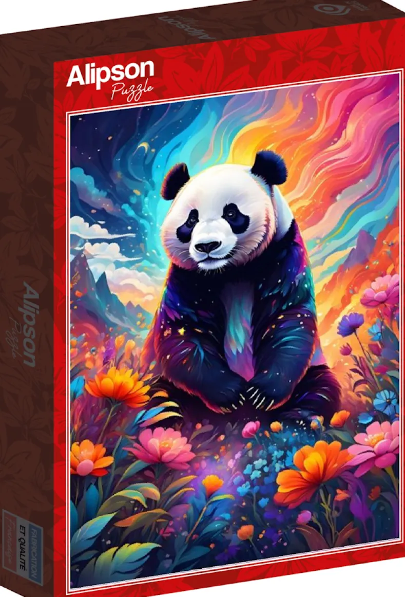 Colorful Panda Puzzel (1000 stukjes)