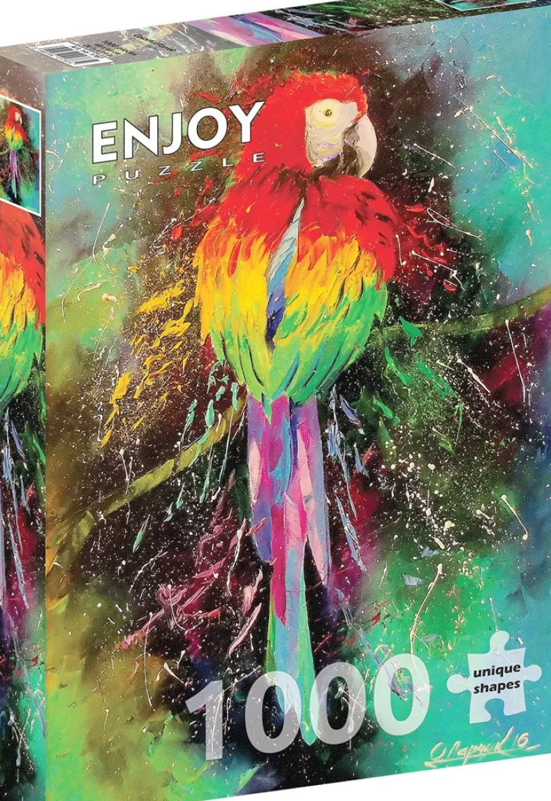 Colorful Parrot Puzzel (1000 stukjes)