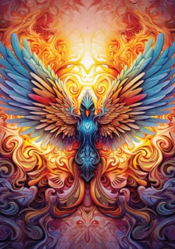 Colorful Phoenix Puzzel (1000 stukjes)