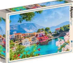 Colorful Village of Assos - Greece Puzzel (500 stukjes)