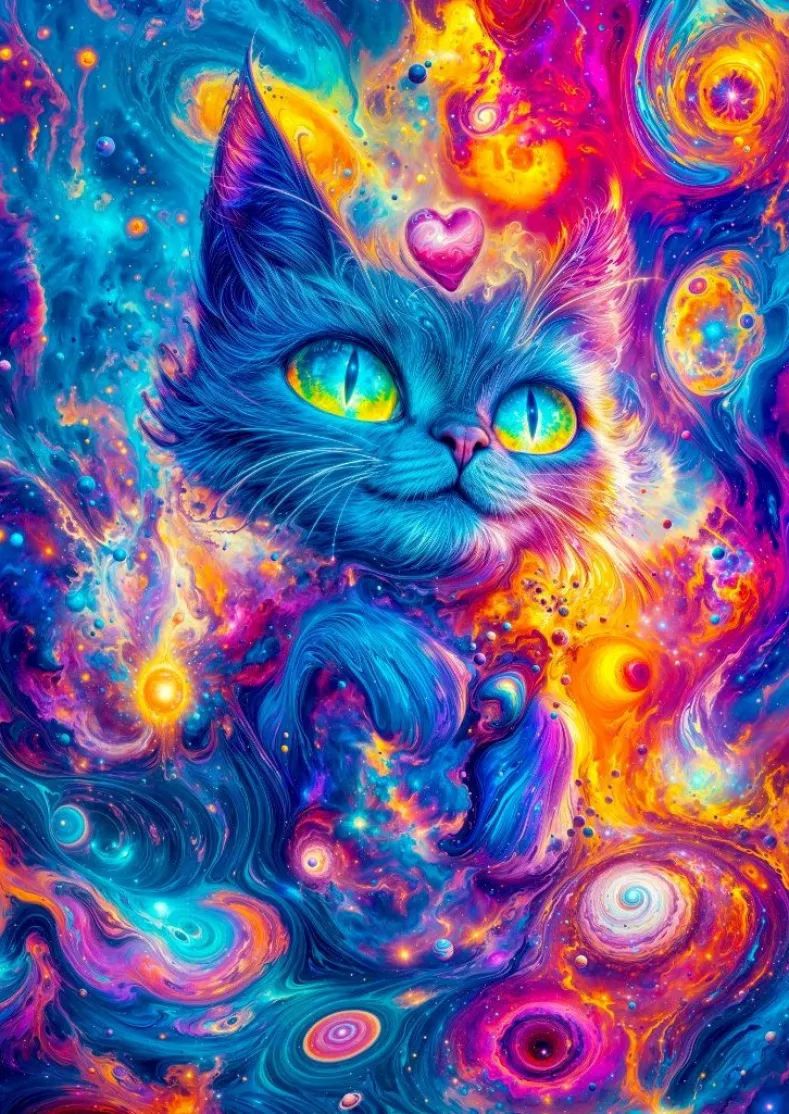 Cosmic Cat Puzzel (1000 stukjes)