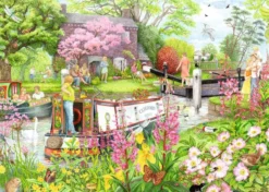 Cosy Cafe No 4 - River Cafe Puzzel (1000 stukjes)