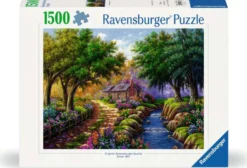 Cottage bij de Rivier Puzzel (1500 stukjes)