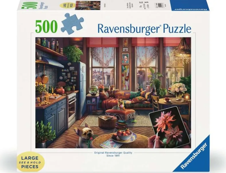 Cozy Boho Studio Puzzel (500 XL stukjes)