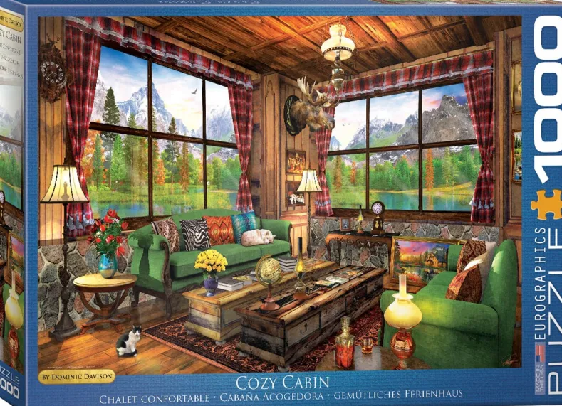 Cozy Cabin - Dominic Davison Puzzel (1000 stukjes)