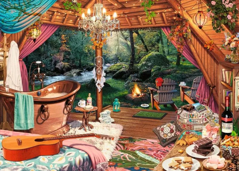 Cozy Glamping Puzzel (500 XL stukjes)