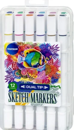 Cozy - Sketch Alcoholmarkers Dual-Tip (12 stuks)