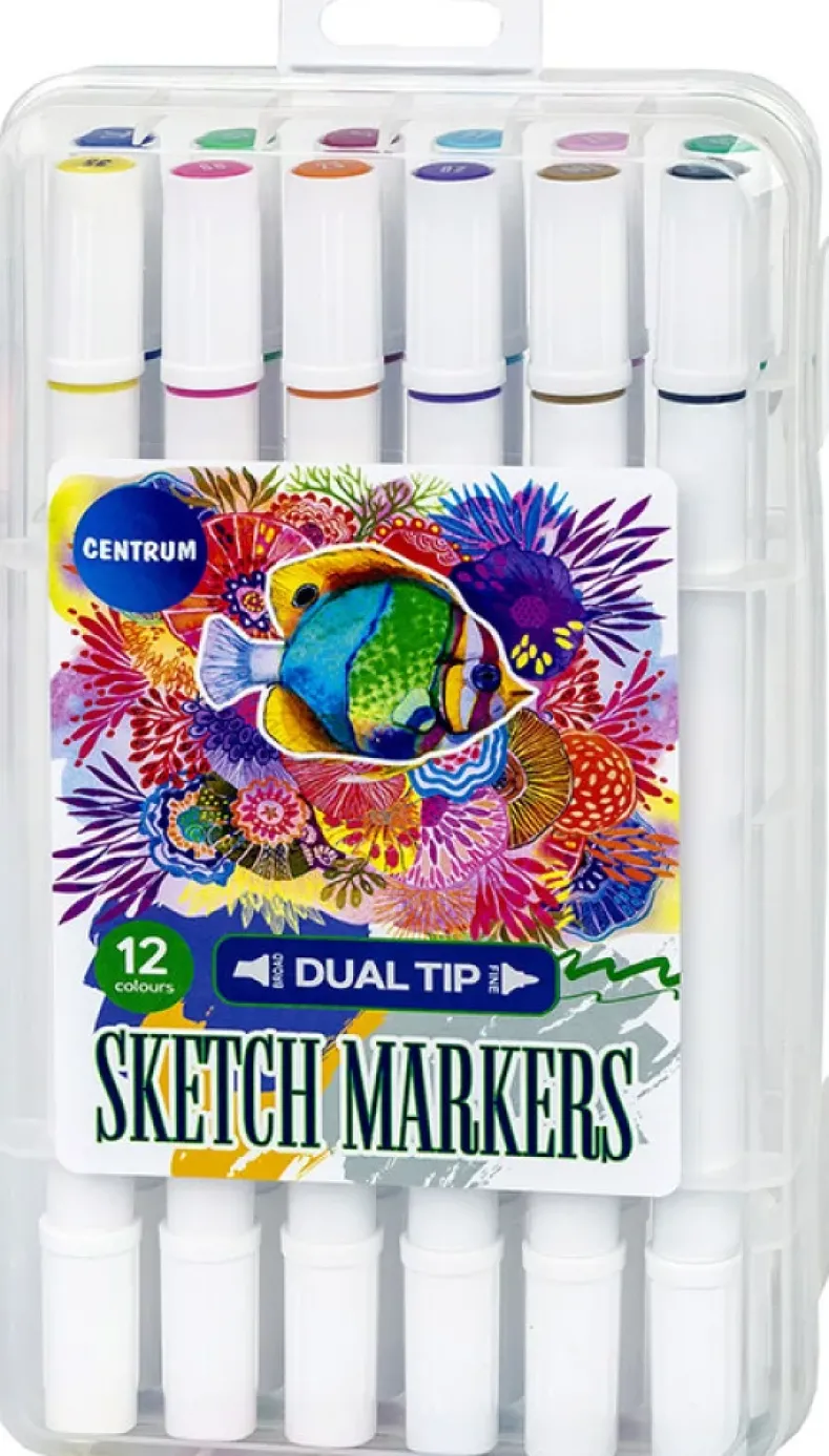 Cozy - Sketch Alcoholmarkers Dual-Tip (12 stuks)