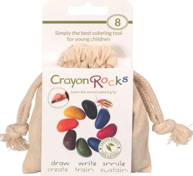 Crayon Rocks - Cotton Muslin 8 Colors