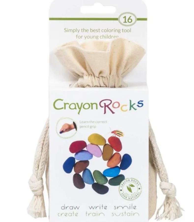 Crayon Rocks - Cotton Muslin 16 Colors