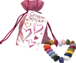 Crayon Rocks - Heart Bag 20 colors