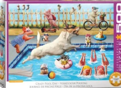 Crazy Pool Day - Lucia Heffernan Puzzel (500 XL stukjes)