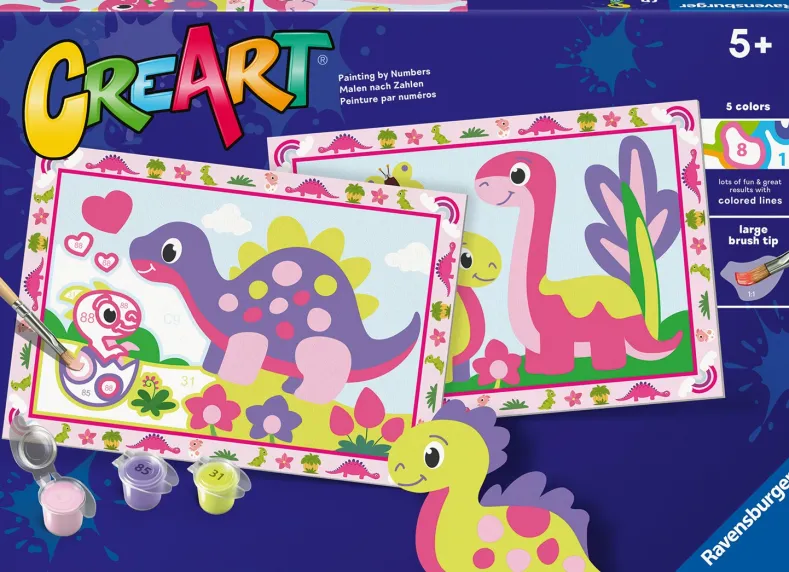 CreArt - Colorful Dino's
