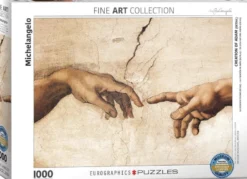 Creation of Adam - Michelangelo Puzzel (1000 stukjes)