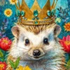 Crowned Hedgehog Puzzel (1000 stukjes)