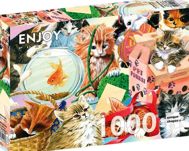 Curious Cats Puzzel (1000 stukjes)