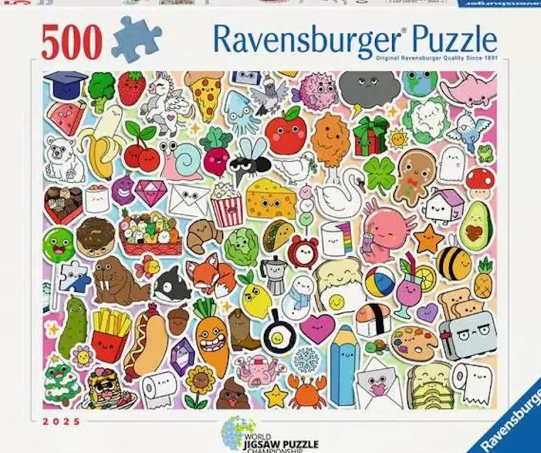 Cute Kawaii Chaos Puzzel (500 stukjes)